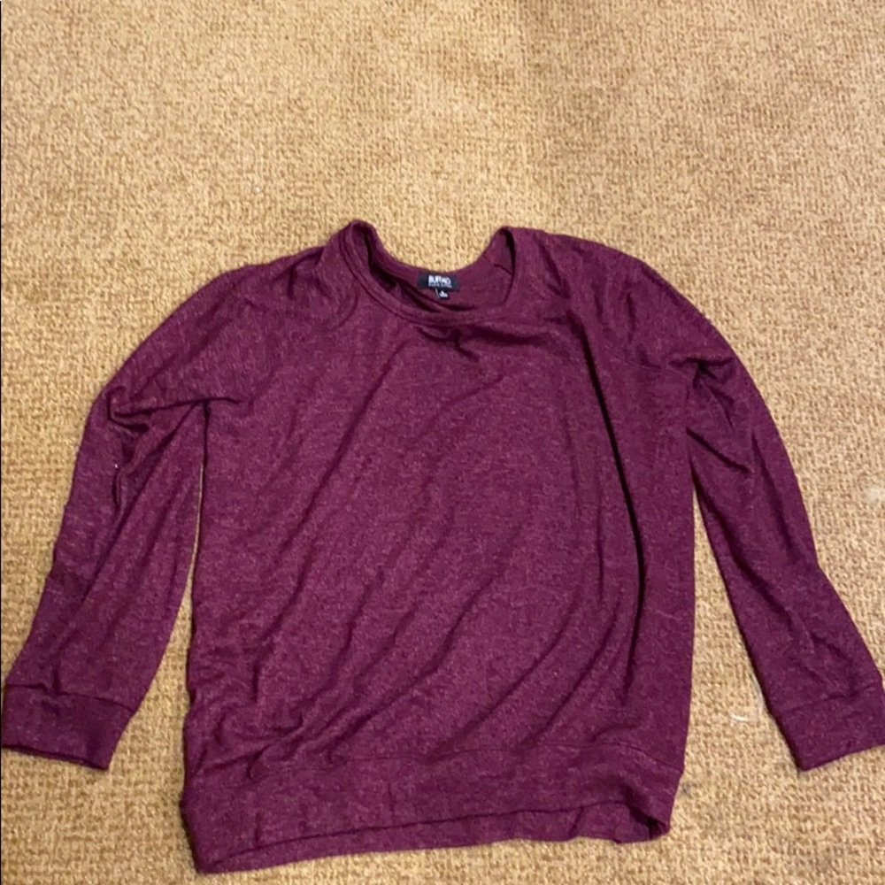 NWOT Maroon Light Sweater